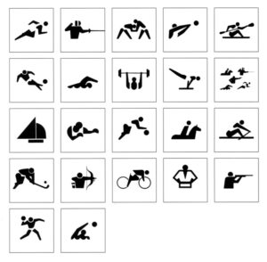 1964 Olympic Games Pictograms