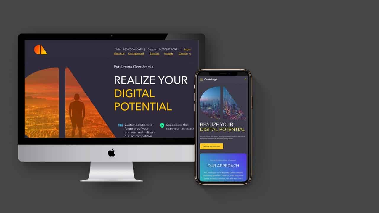 Centrilogic Website Design