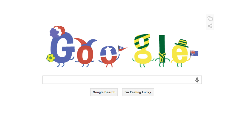 FIFA World Cup 2014 Doodle