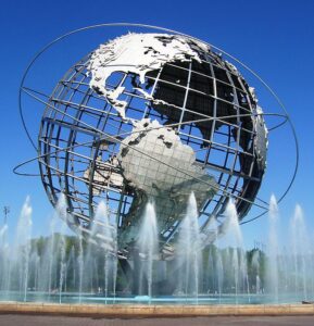 1964 World's Fair Unisphere. Photo courtesy of Forbes.