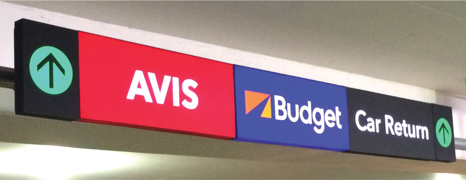 Avis - Ceiling sign 01