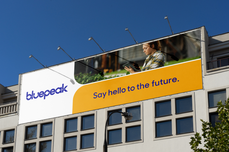 Bluepeak - Billboard mockup