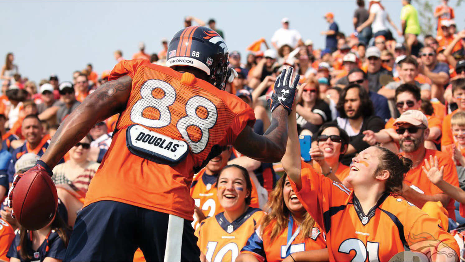 Broncos - Player with 88 jersey