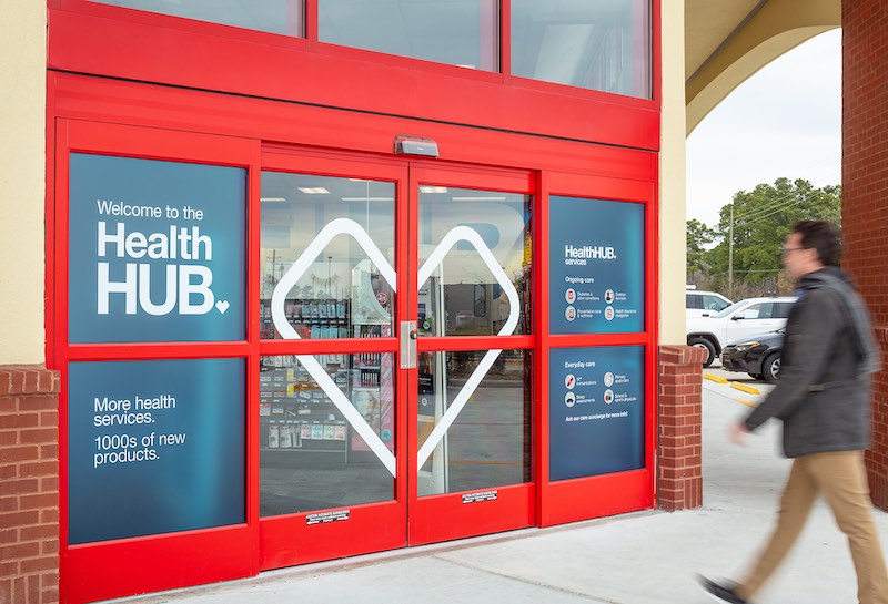 Exterior shot of a new CVS HealthHUB
