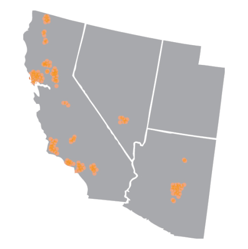 Dignity Health - Location map