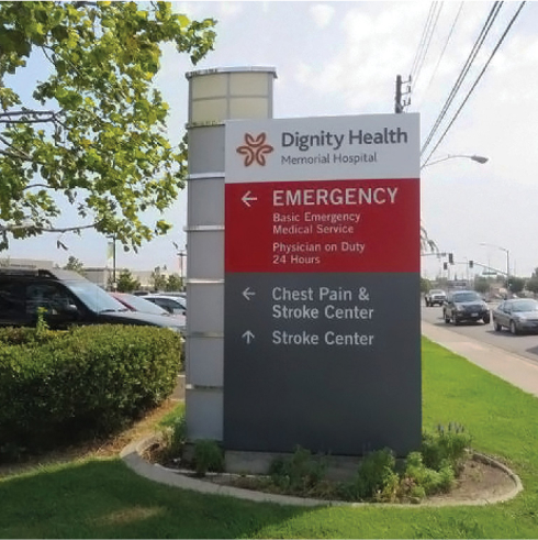 Dignity Health - Signage daytime