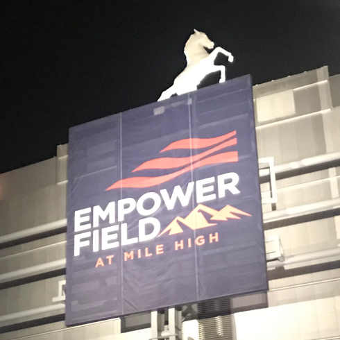 Empower Field - Night horse