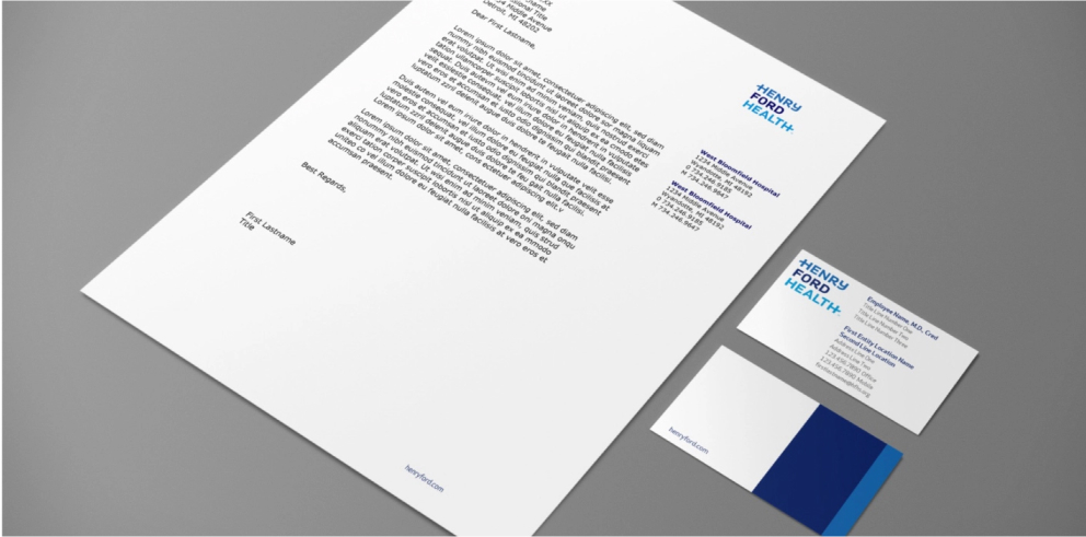 Henry Ford Health - Stationery