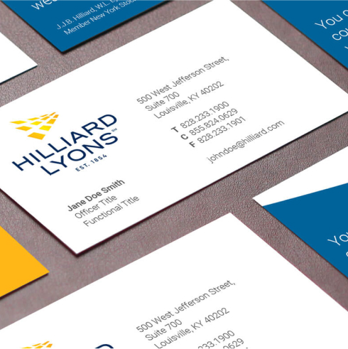 Hilliard Lyons - Business card
