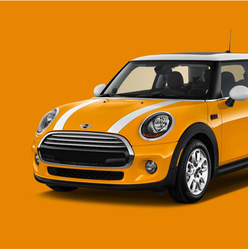 MINI - MINI on yellow