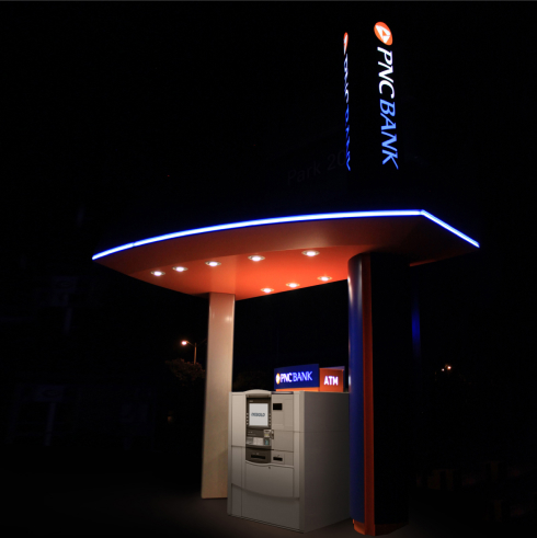 PNC - ATM at night