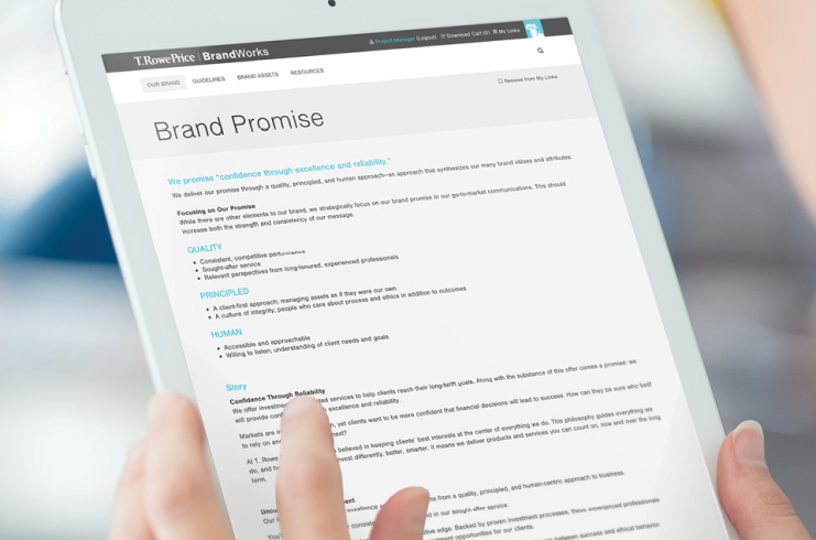 T. Rowe Price - Brand promise