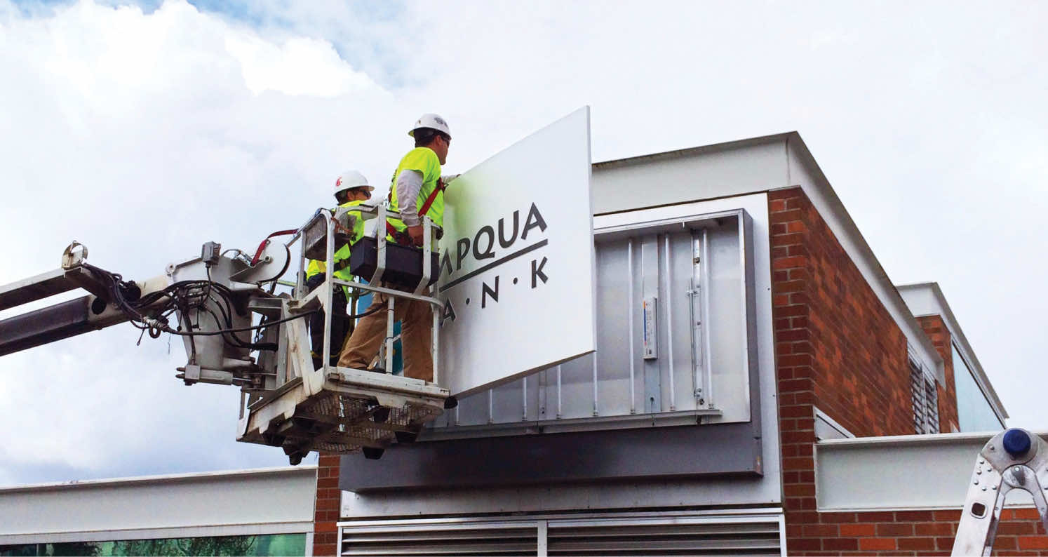 Umpqua Bank - Signage setup