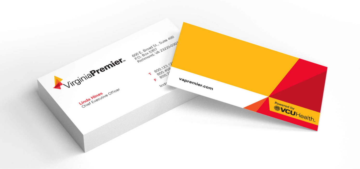 Virginia Premier - Business card