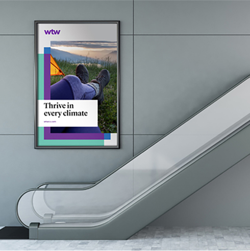 WTW - Static environment escalator poster